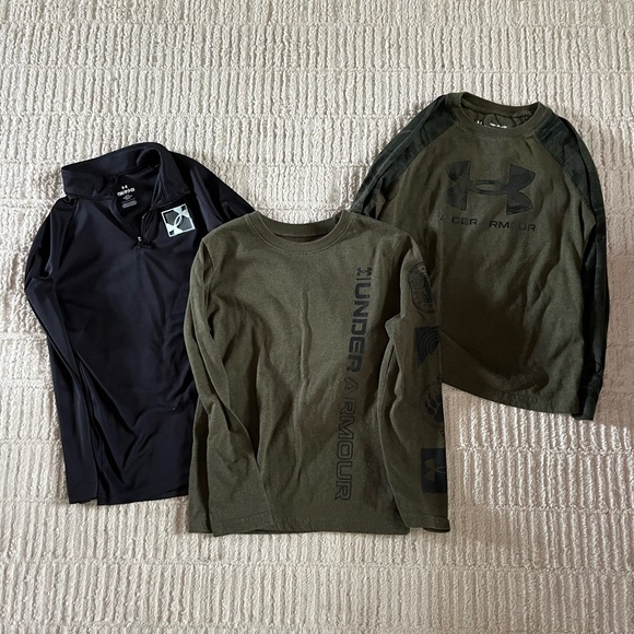 Under Armour Boys Long Sleeve Bundle Size Small - Picture 1 of 5